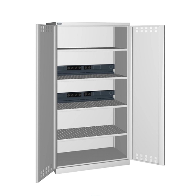 Vendita online Armadio Perfom con porte battenti ripiani e prese mm.1023x555x2000H (RIF.1400)